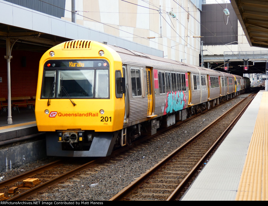 Leaving South Brisbane Station